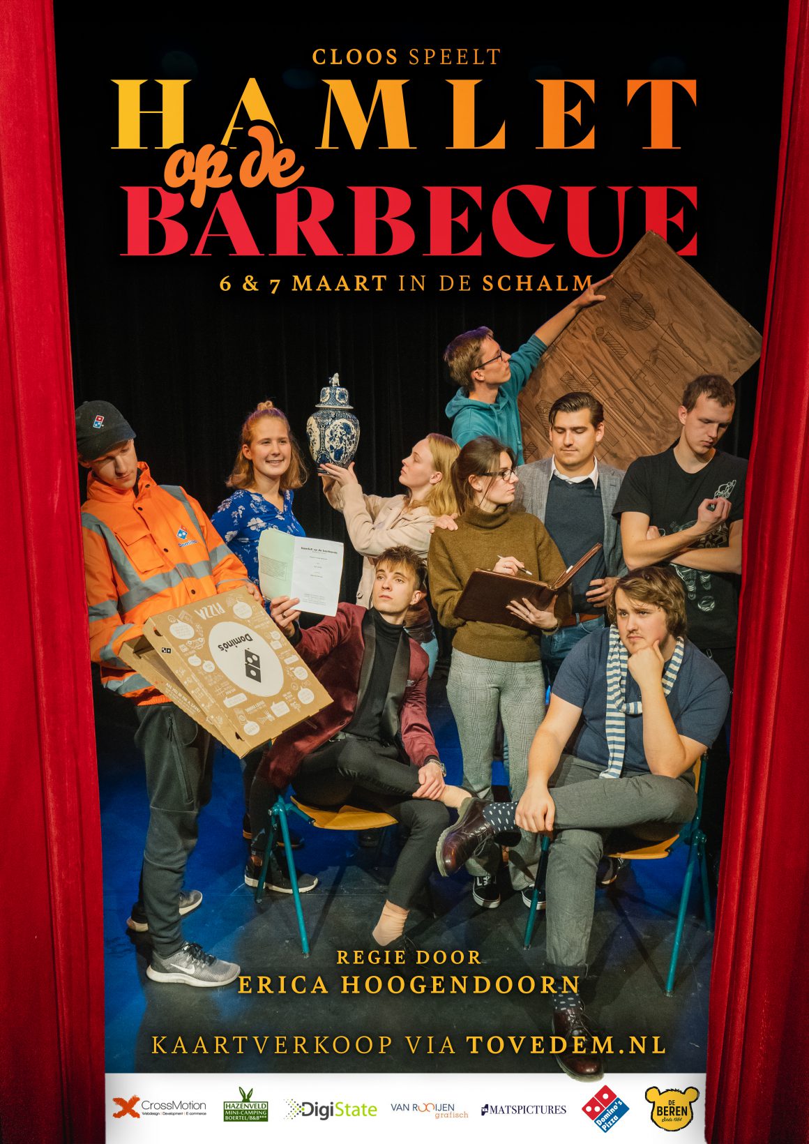 Hamlet op de Barbecue Poster (1) Hamlet op de barbecue