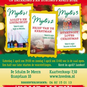 Mejoto’s Kerst in april?