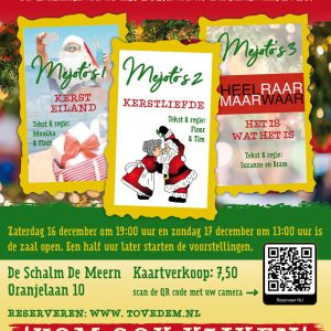 Mejoto’s met kerst op het toneel