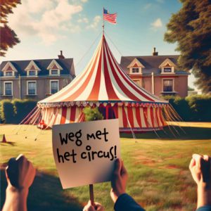 Weg met het circus