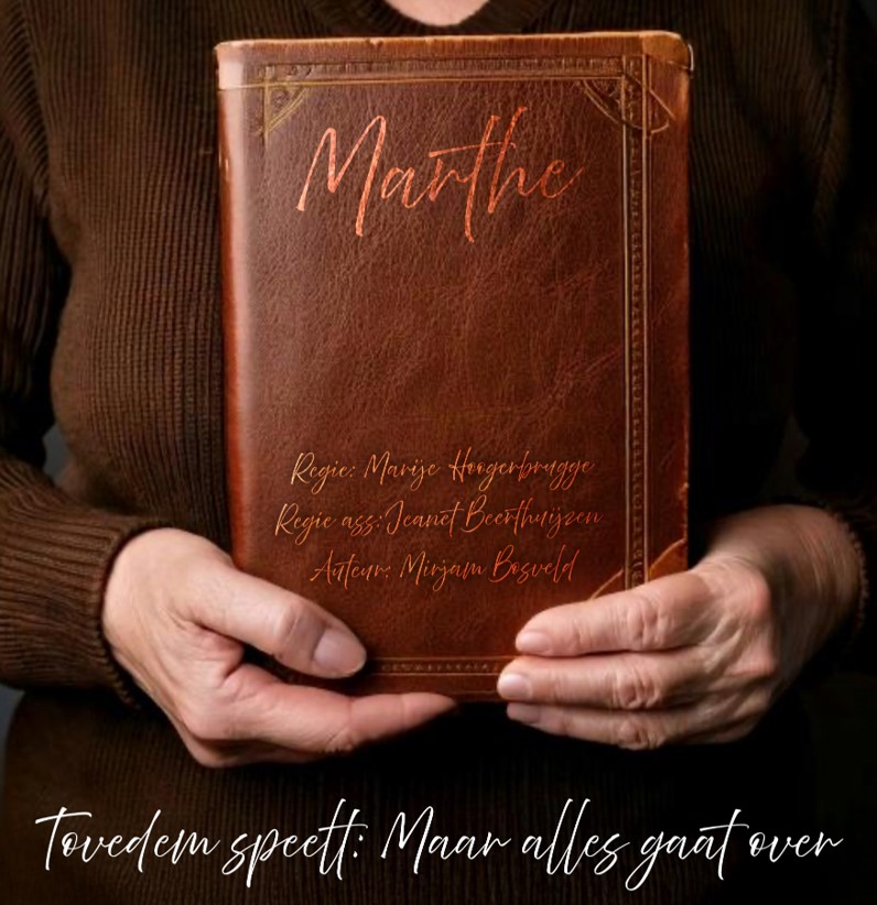 Poster vierkant Maar alles gaat over
